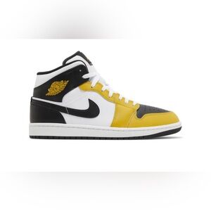 Jordan Sneakers Black Yellow White